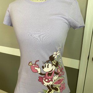 Ladies Disney's Polynesian Minnie Mouse Lilac Tee